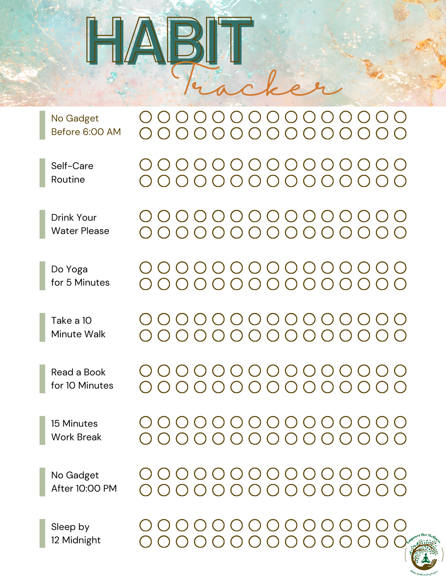 FREE EHW 7-Day Holistic Wellness Kickstart Guide