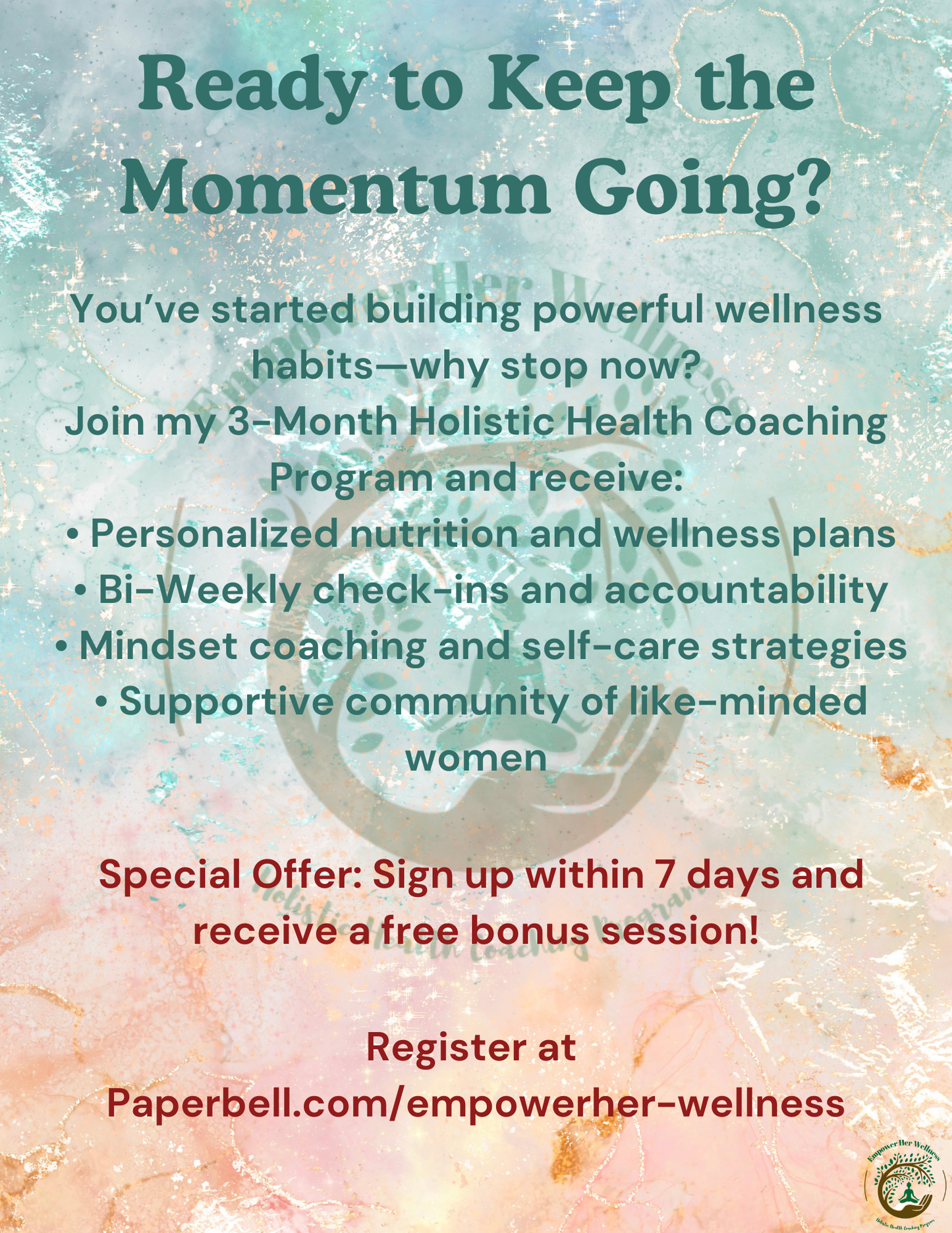 FREE EHW 7-Day Holistic Wellness Kickstart Guide