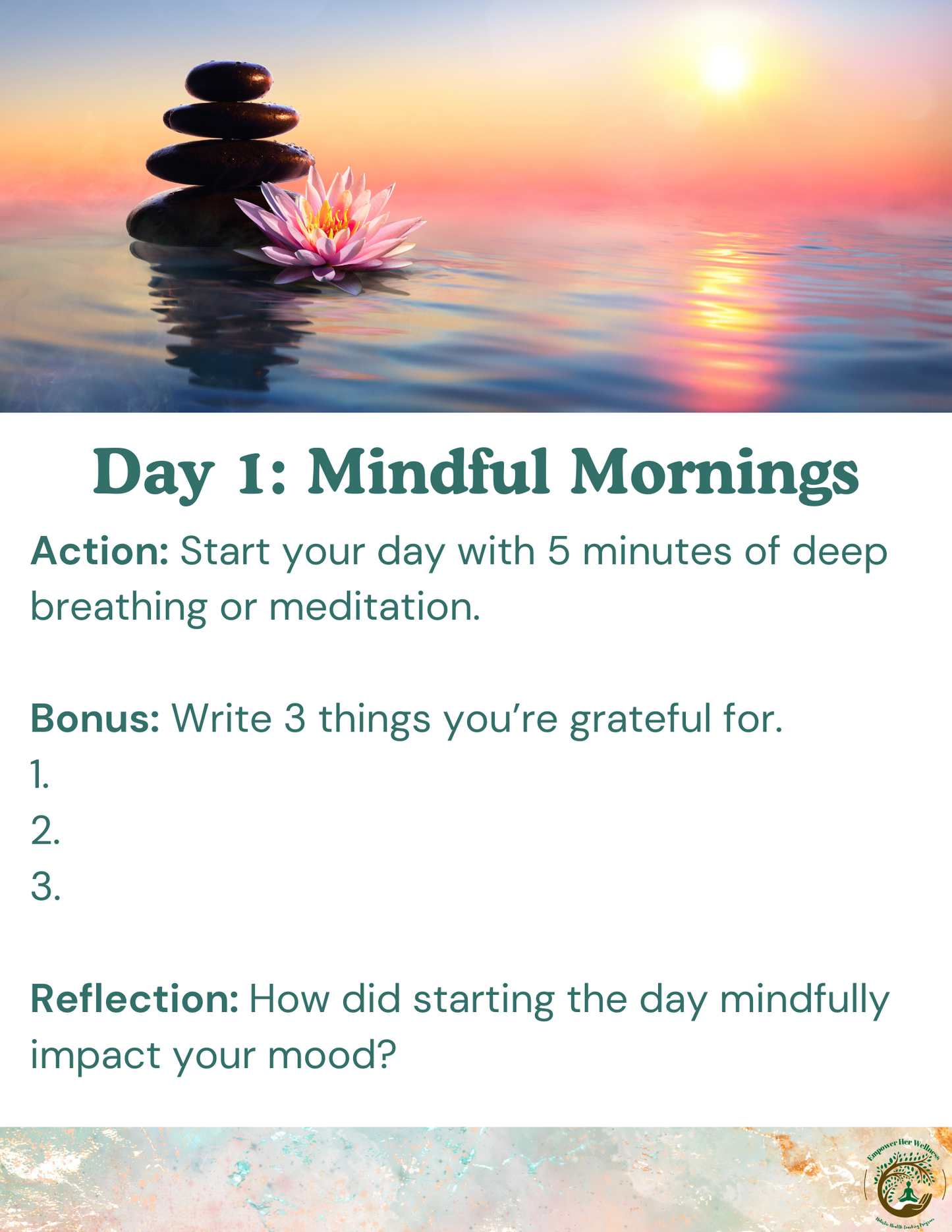 FREE EHW 7-Day Holistic Wellness Kickstart Guide